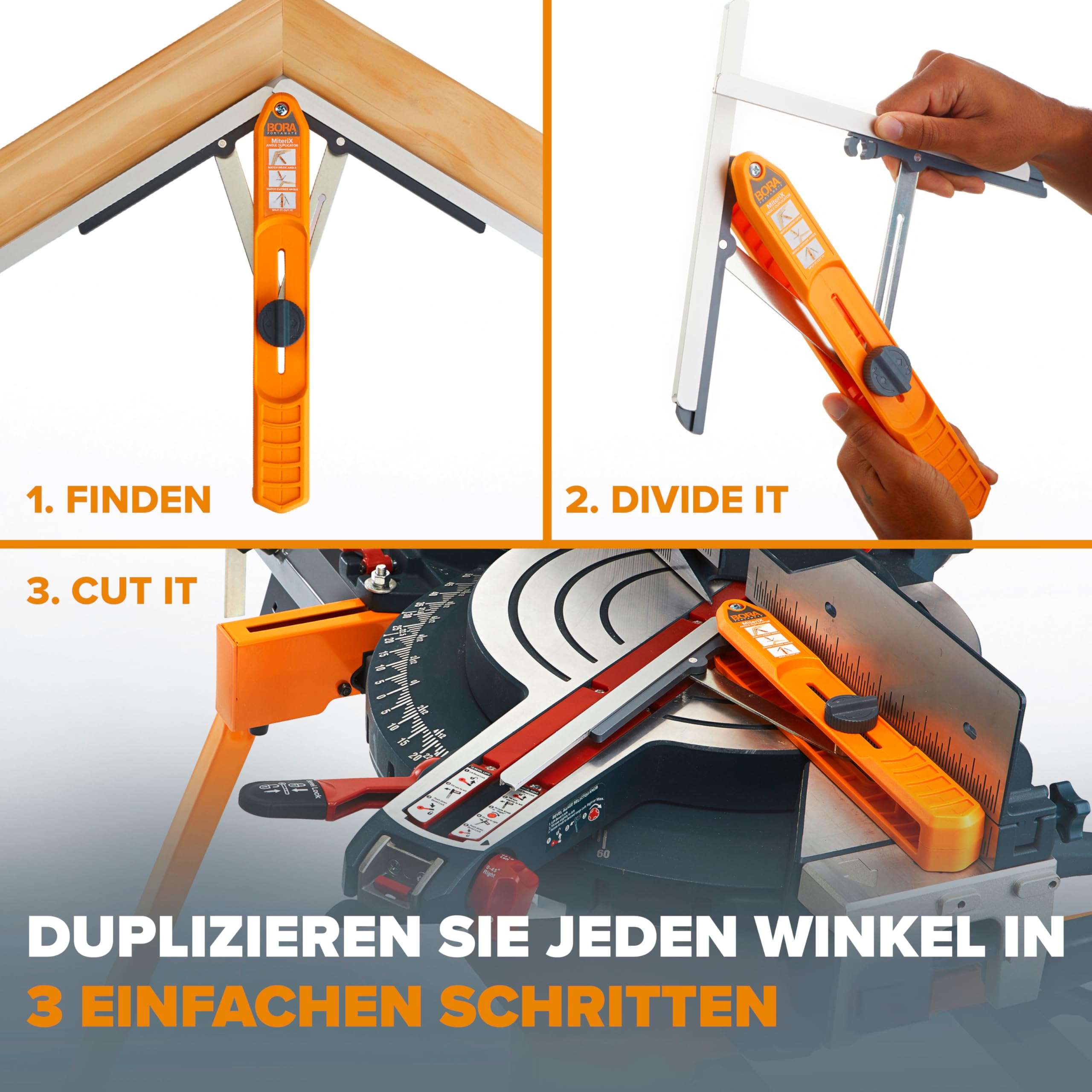 bora-miterix-530401-winkelmesser-aluminium-gehrung image 3