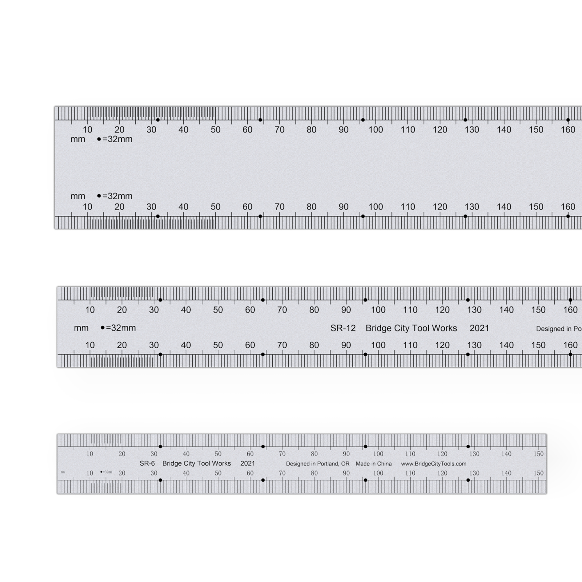 bridge-city-sr-12-m-stahllineal-metrisch-300mm image 1