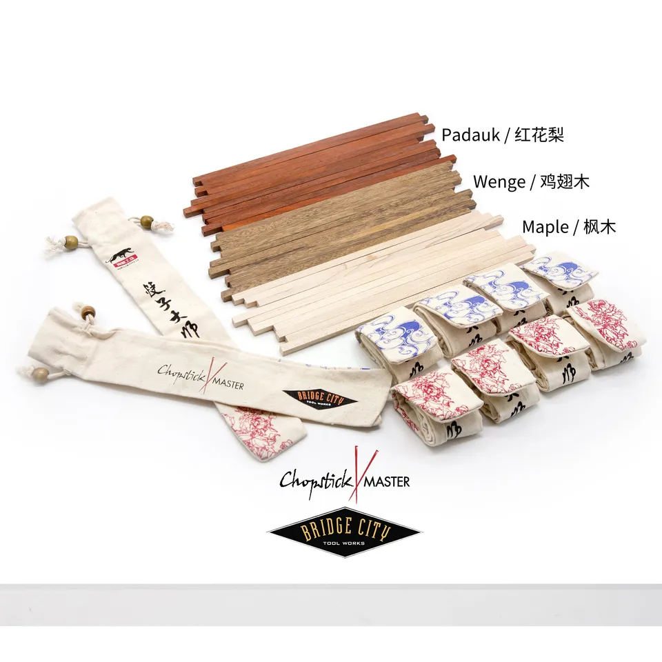 bridge-city-chopstick-master-essst-bchen-set-wenge-10-paar image 1