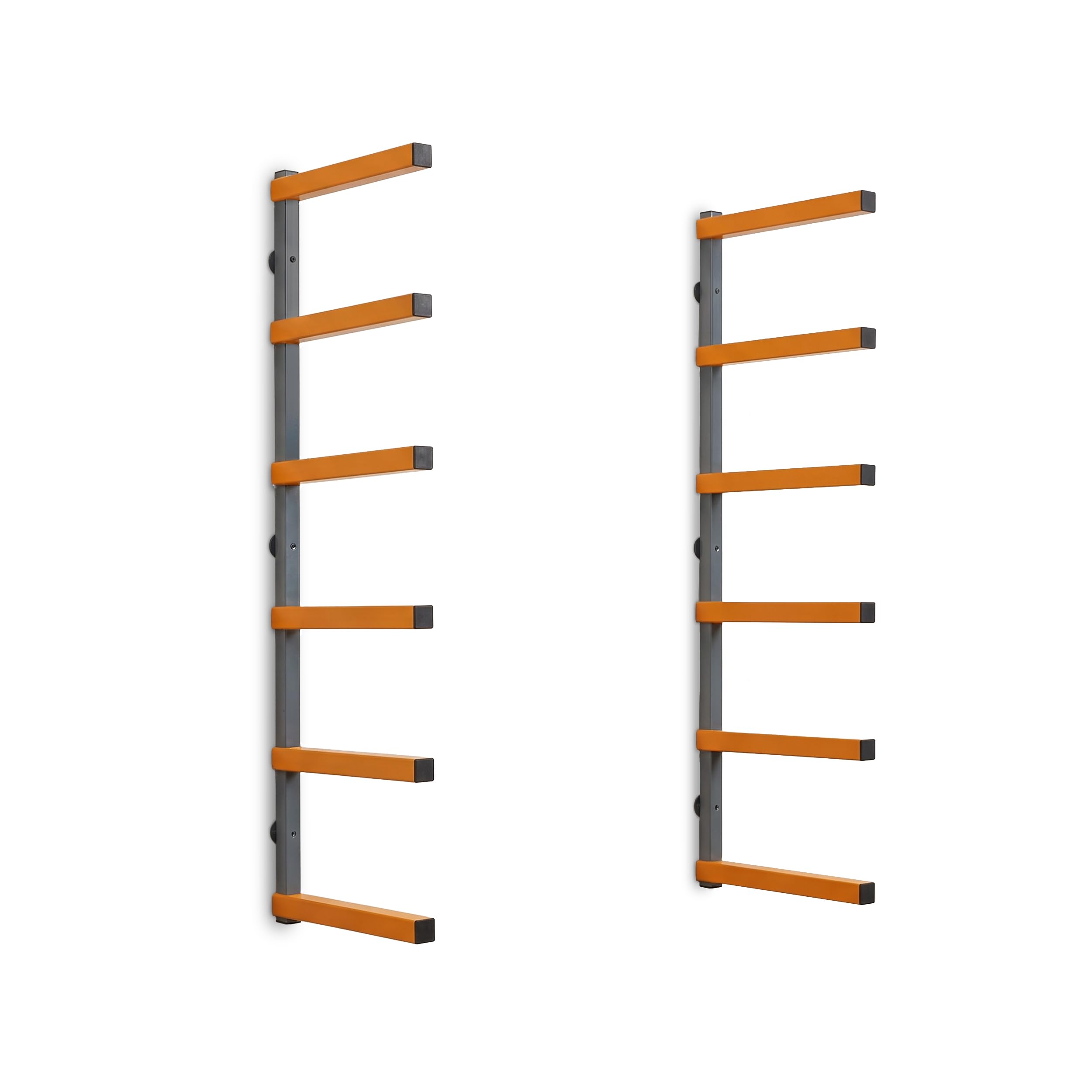 bora-wall-racks-wandregal-holz-6-ebenen-orange-metall image 8