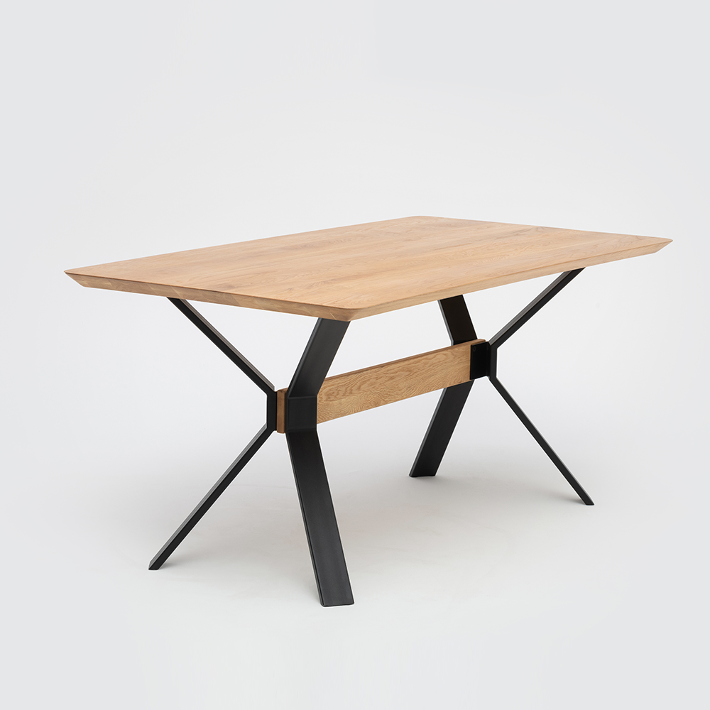 arctic-holz-primera-esstisch-massivholz-x-gestell-dining-table image 1