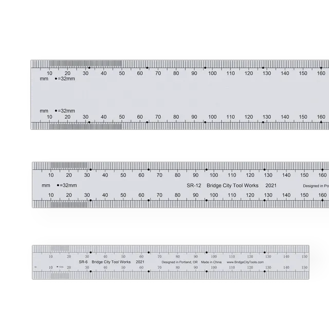 bridge-city-sr-12-m-stahllineal-metrisch-300mm image 1